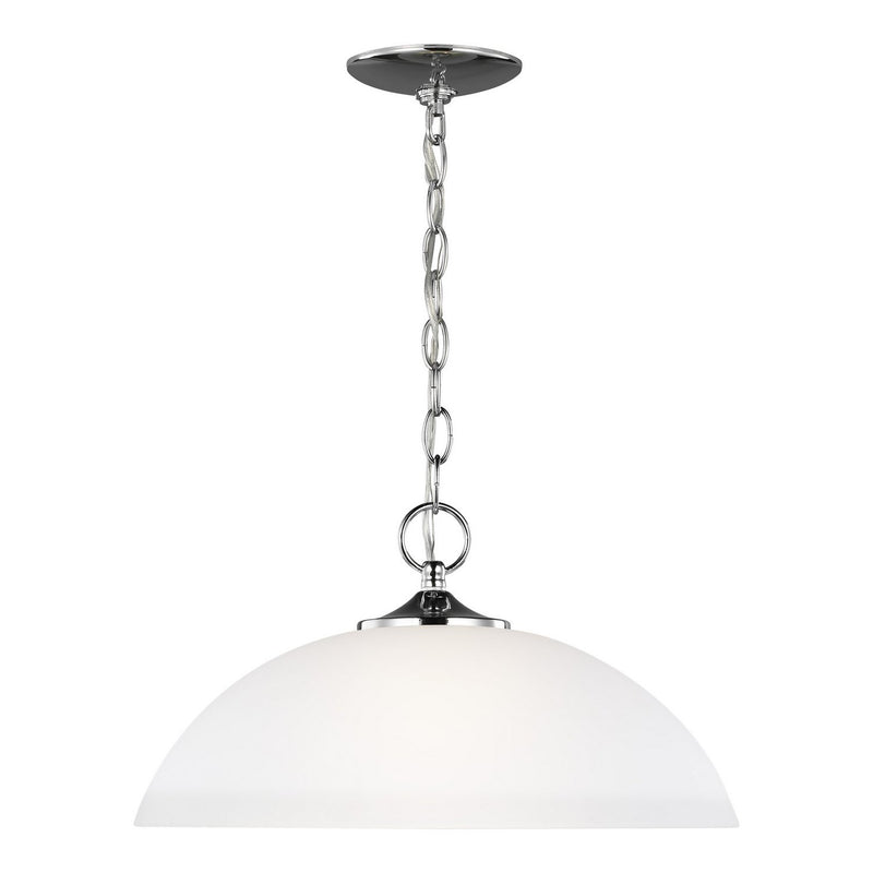 Geary Bowl Pendant in Chrome