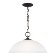 Geary Bowl Pendant in Bronze