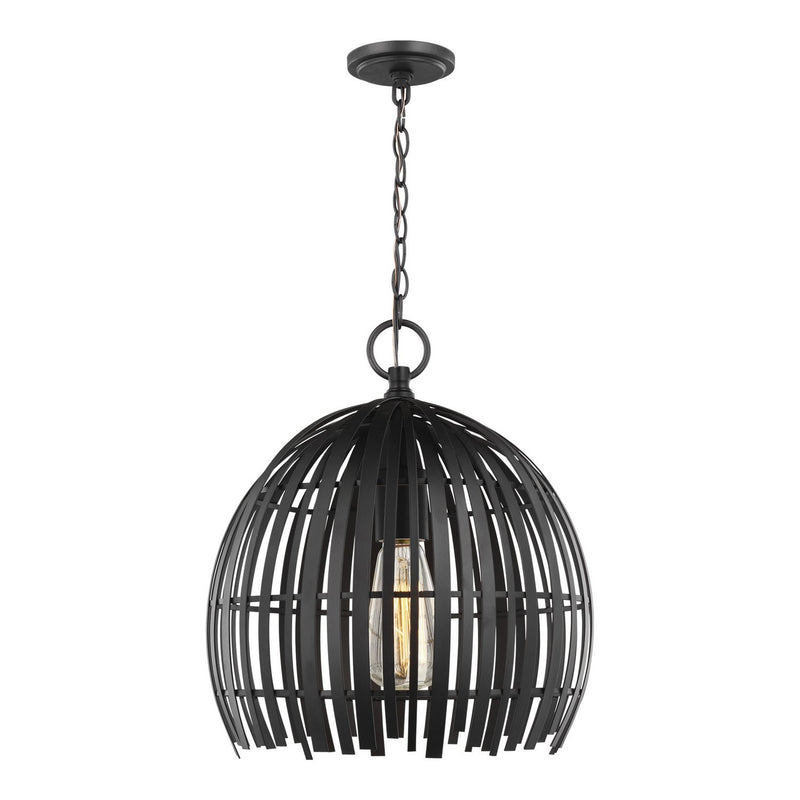 Hanalei Small Pendant in Midnight Black