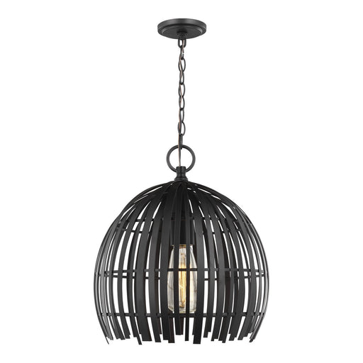 Hanalei Small Pendant in Midnight Black