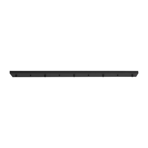 Multi-Port Canopy Five Light Linear Canopy in Midnight Black
