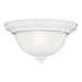 Geary One Light Flush Mount in White
