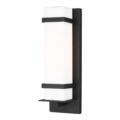 Alban Small Outdoor Wall Lantern 8520701 in Black