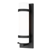 Alban Medium Outdoor Wall Lantern 8618301 in Black