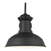 Fredricksburg One Light Outdoor Wall Lantern in Black