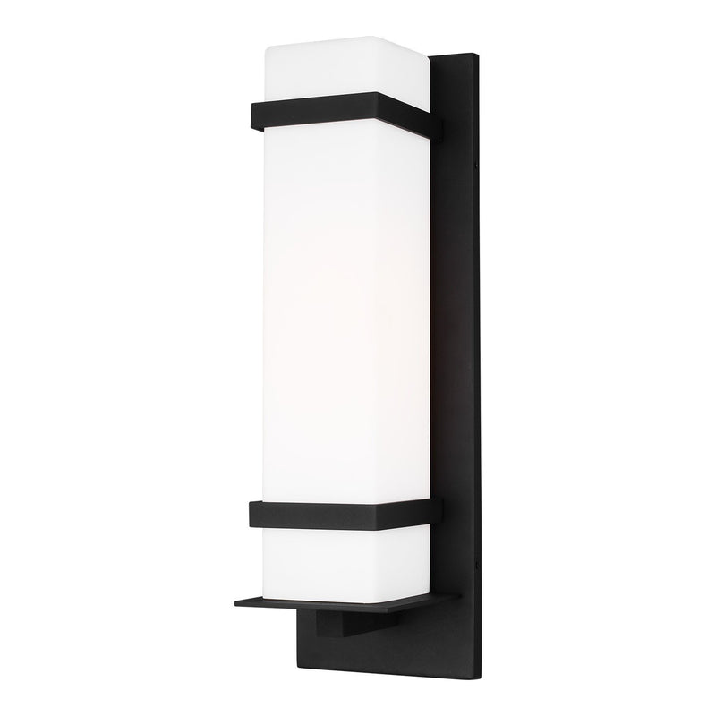 Alban Large Outdoor Wall Lantern 8720701 in Black
