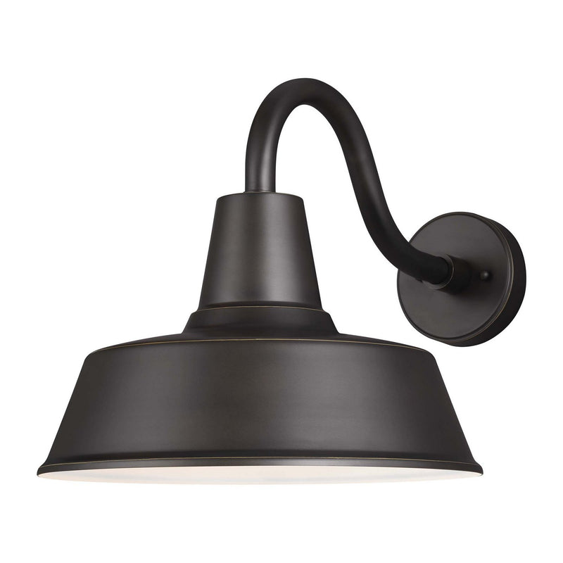 Barn Light Large Outdoor Wall Sconce in Antique Bronze