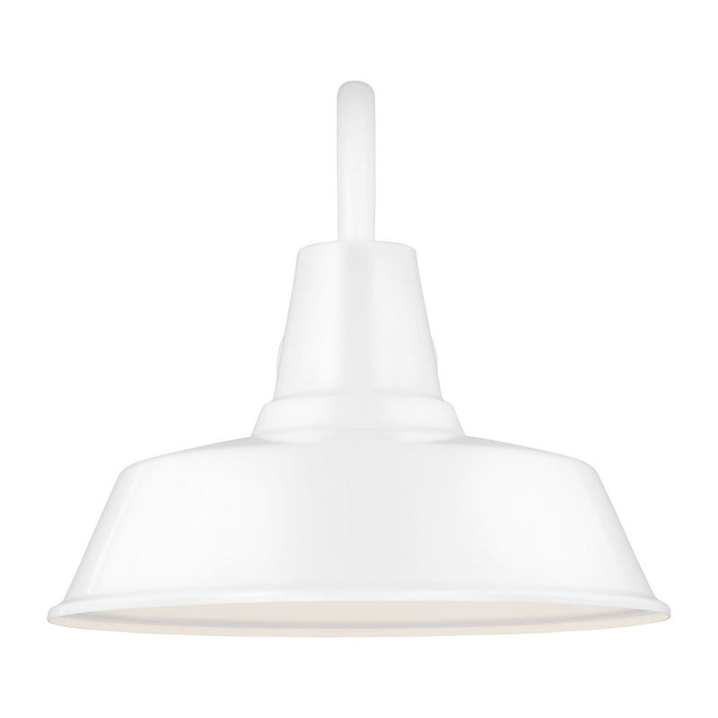 Barn Light Extra Large Outdoor Wall Sconce in White
