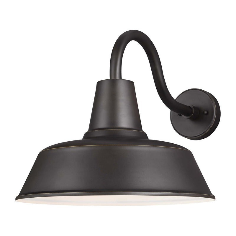 Barn Light Extra Large Outdoor Wall Sconce in Antique Bronze