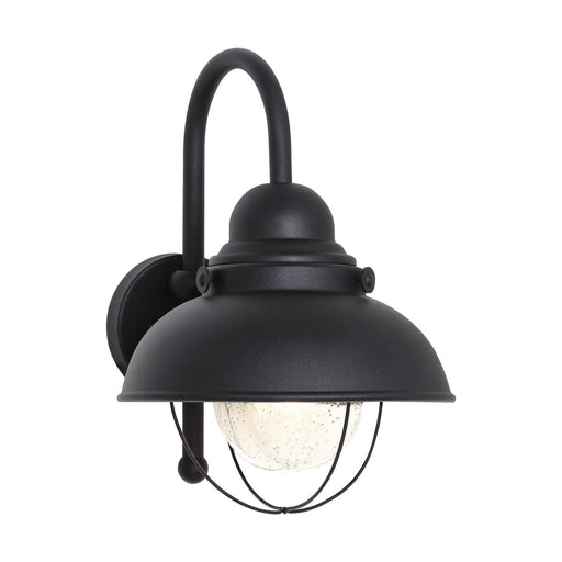 Sebring One Light Outdoor Wall Lantern in Black