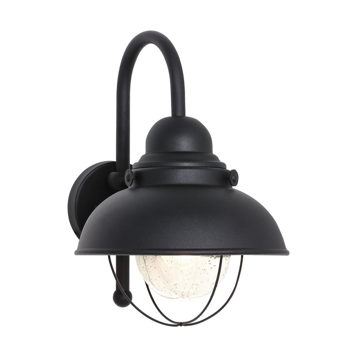 Sebring One Light Outdoor Wall Lantern in Black