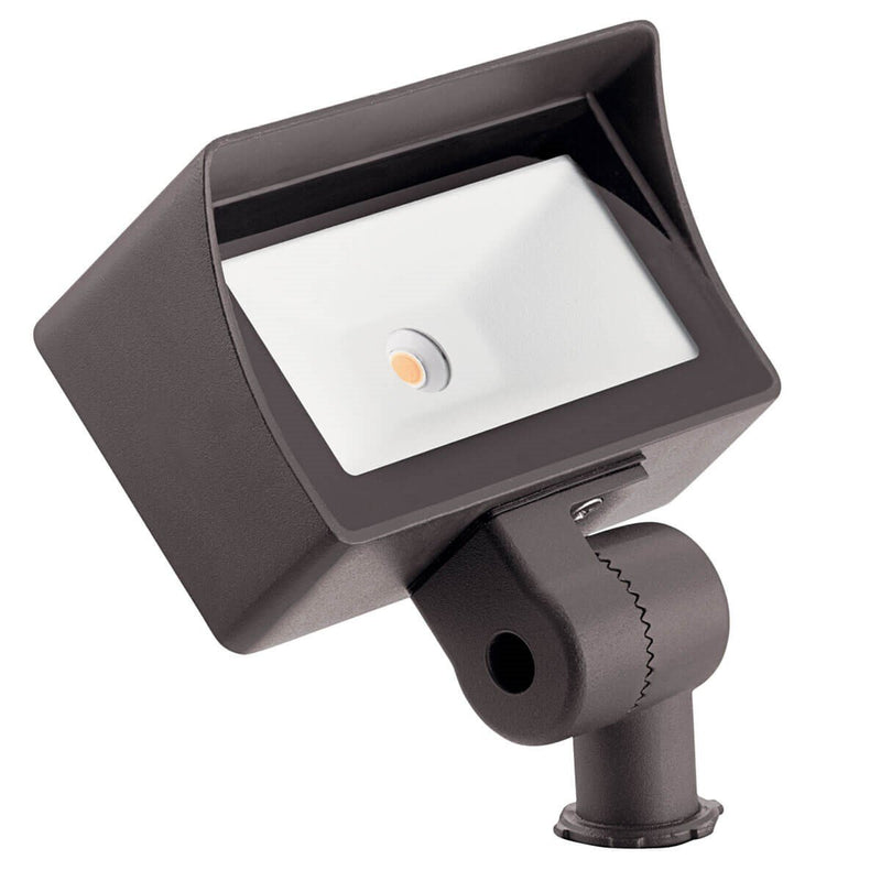 LED Integrated Wash Flood Light in Textured Architectural Bronze