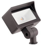 LED Integrated Wash Flood Light in Textured Architectural Bronze