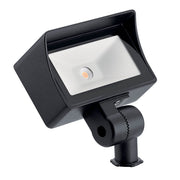 LED Integrated Wash Flood Light in Textured Black