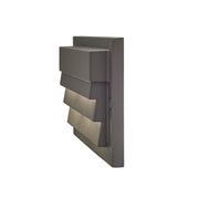 Landscape LED Surface-Mount Step Light in Textured Architectural Bronze