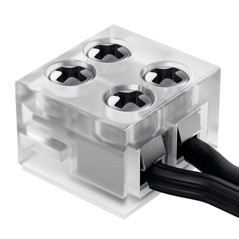 Tape-to-Supply Terminal Block Connector in Clear