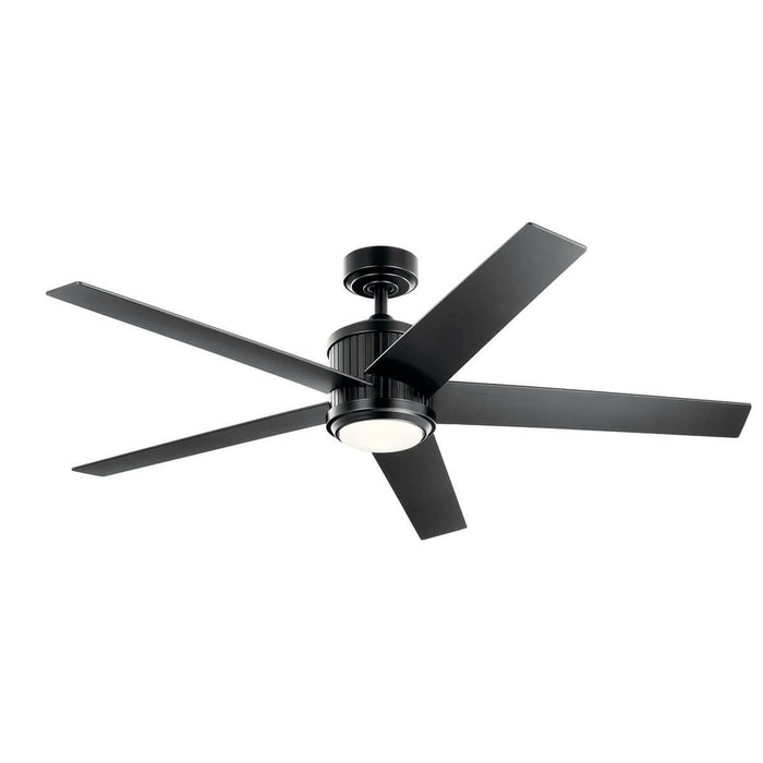 Brahm 56" Ceiling Fan in Satin Black - Lamps Expo
