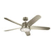 Daya 54" Ceiling Fan in Brushed Nickel - Lamps Expo