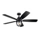 310073DBK - Lydra 52" Ceiling Fan in Distressed Black by Kichler Lighting