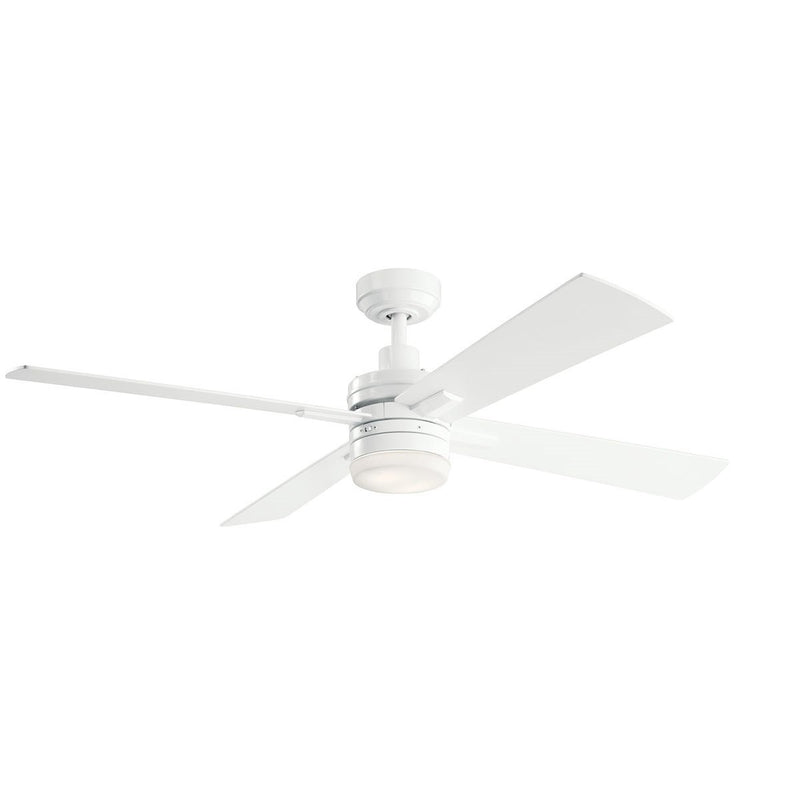 Lija 52" Ceiling Fan with Light in White