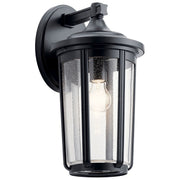 Fairfield Large Outdoor Wall Lantern in Black