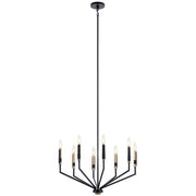 Armand 8-Light Chandelier in Black