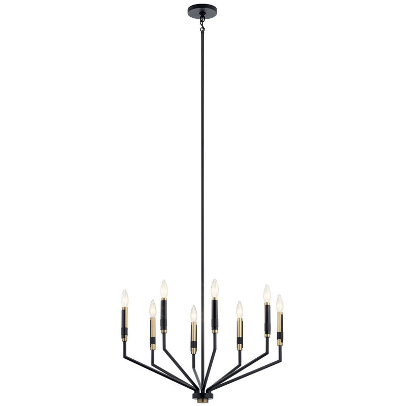 Armand 8-Light Chandelier in Black