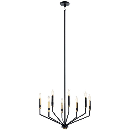 Armand 8-Light Chandelier in Black