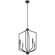 Armand 4-Light Chandelier in Black