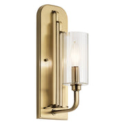 Kimrose Wall Sconce in Brushed Natural Brass
