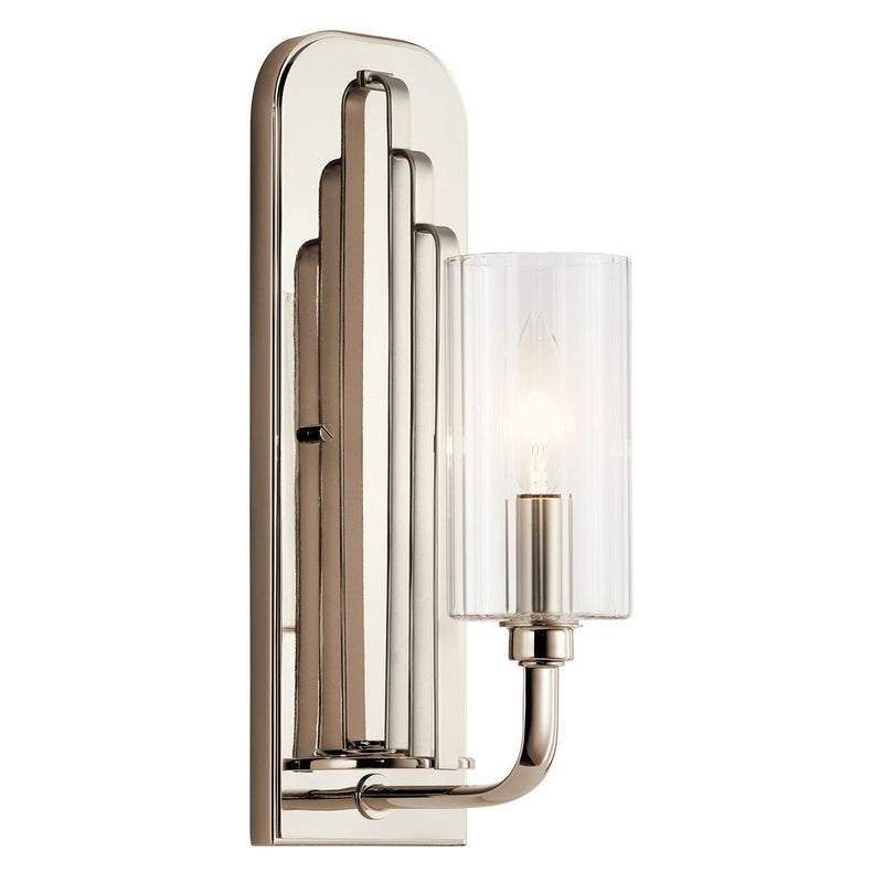 Kimrose Wall Sconce in Polished Nickel