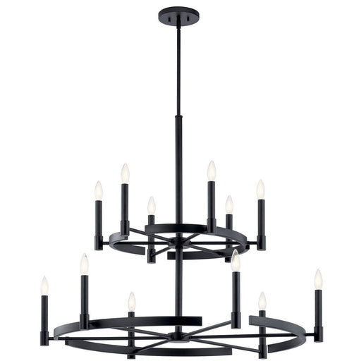 Tolani 12-Light Chandelier in Black