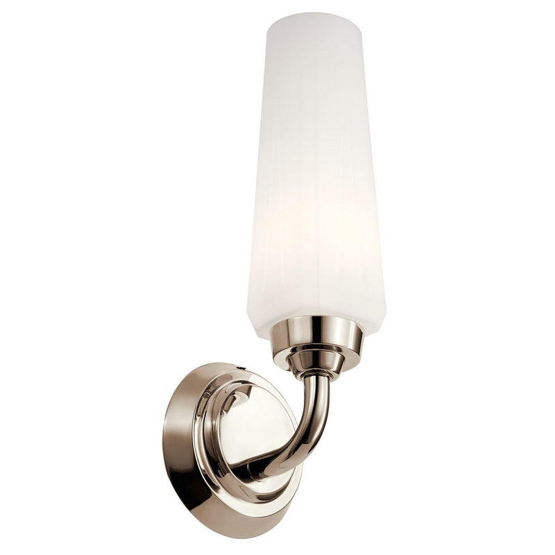 Truby Bath Sconce in Polished Nickel
