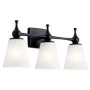 Cosabella 3-Light Bath Vanity Light in Black