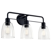 Meller 3-Light Bath Vanity Light in Black