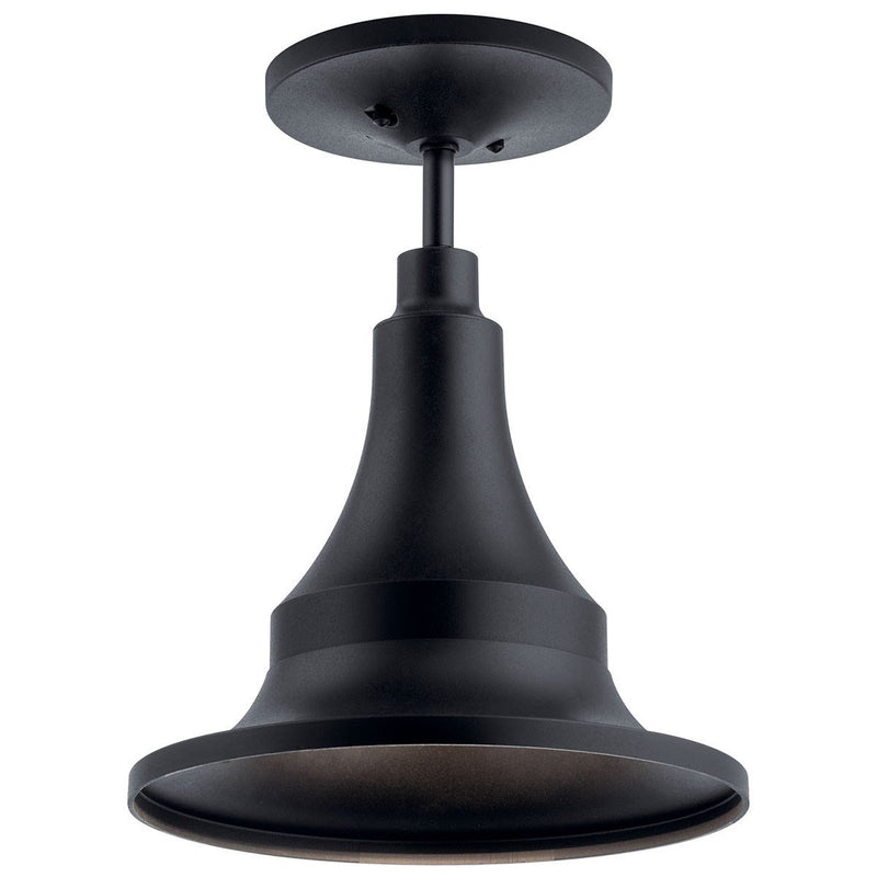 Hampshire Outdoor Convertible Pendant in Textured Black