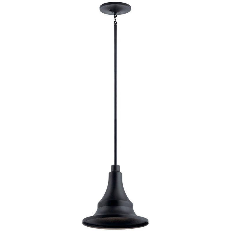 Hampshire Outdoor Pendant in Textured Black