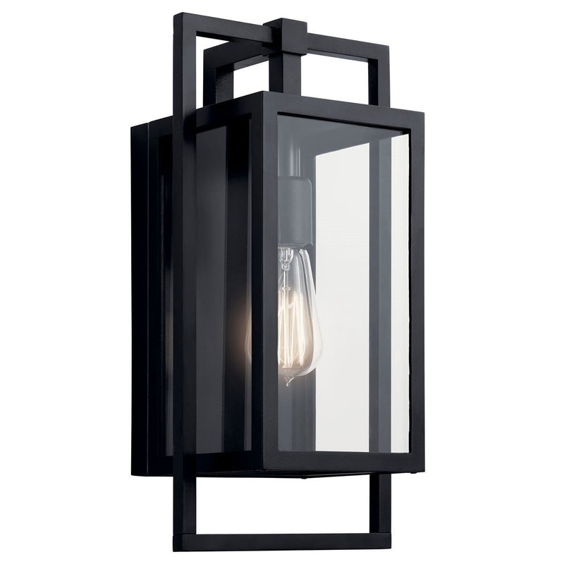 Goson Medium Outdoor Wall Lantern in Black