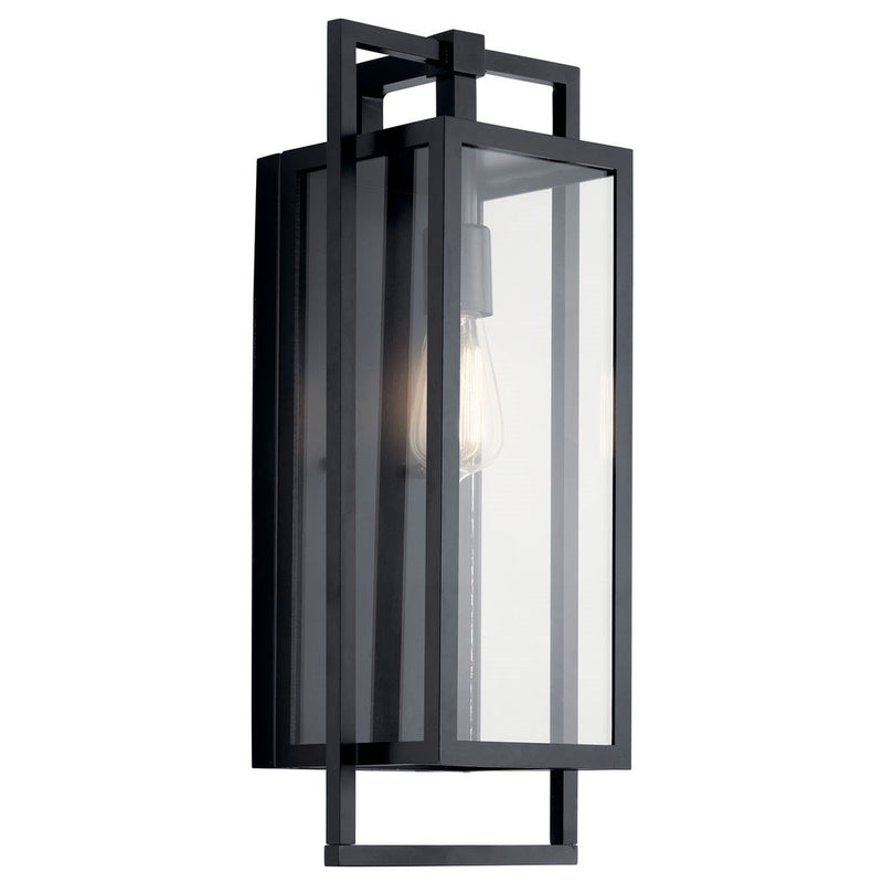 Goson Large Outdoor Wall Lantern in Black