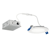 Direct to Ceiling Slim 4" Round LED Downlight in 2700K