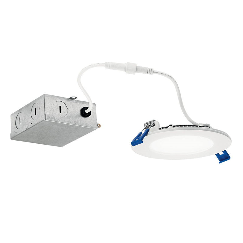 Direct to Ceiling Slim 4" Round LED Downlight in 2700K
