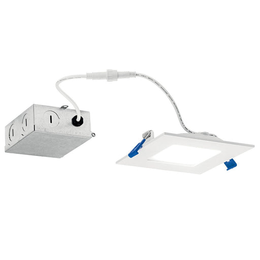 Direct to Ceiling Slim 4" Square LED Downlight in 2700K