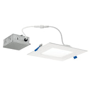 Direct to Ceiling Slim 6" Square LED Downlight in 3000K