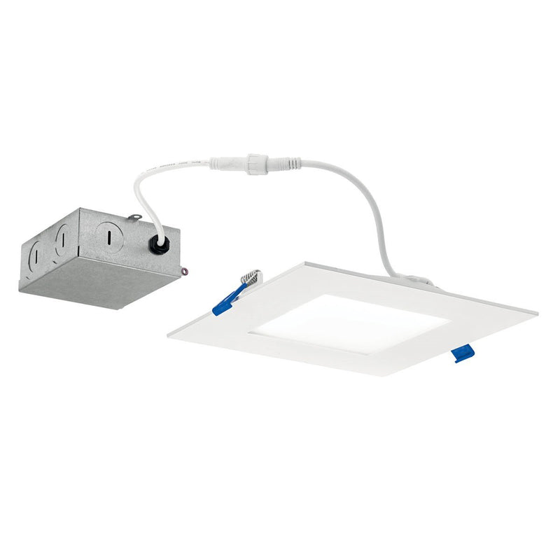Direct to Ceiling Slim 6" Square LED Downlight in 3000K