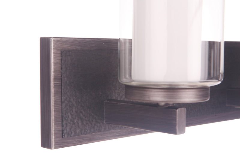 Texture 2 Light 15" Vanity in Natural Iron/Vintage Iron