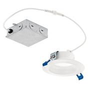 Direct to Ceiling Recessed 4" Round LED Downlight in 3000K