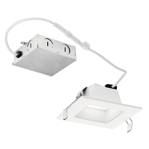Direct to Ceiling Recessed 4" Square LED Downlight in 2700K