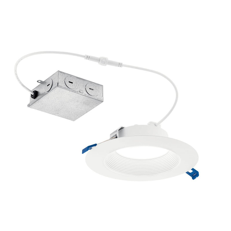 Direct to Ceiling Recessed 6" Round LED Downlight in 3000K