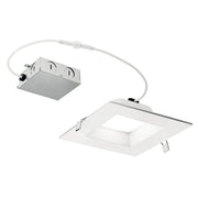 Direct to Ceiling Recessed 6" Square LED Downlight in 2700K