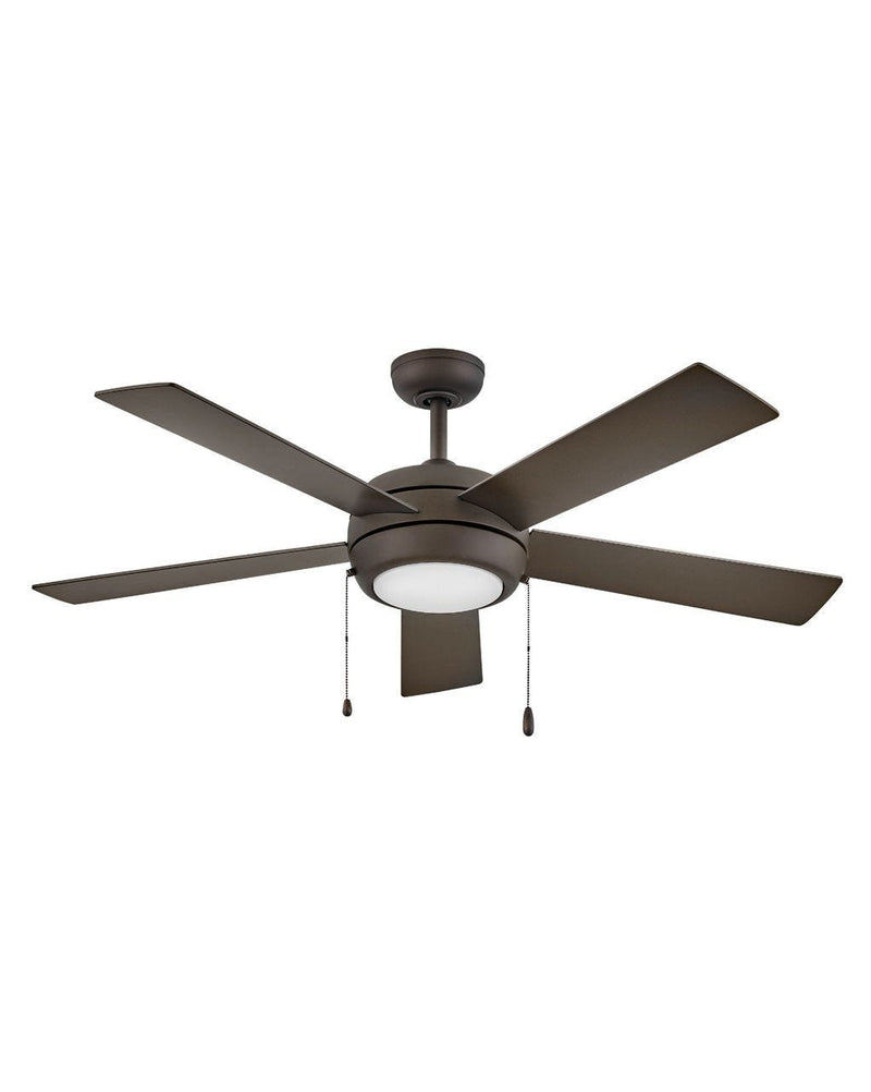 Croft 52" Ceiling Fan with Light in Metallic Matte Bronze / Metallic Matte Bronze/walnut